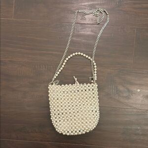 Elegant Pearl Beaded Bag